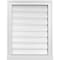 Ekena Millwork Vertical Surface Mount PVC Gable Vent: Functional, w/ 2"W x 2"P Brickmould Sill Frame, 20"W x 26"H GVPVE20X2603SF - alternate 1